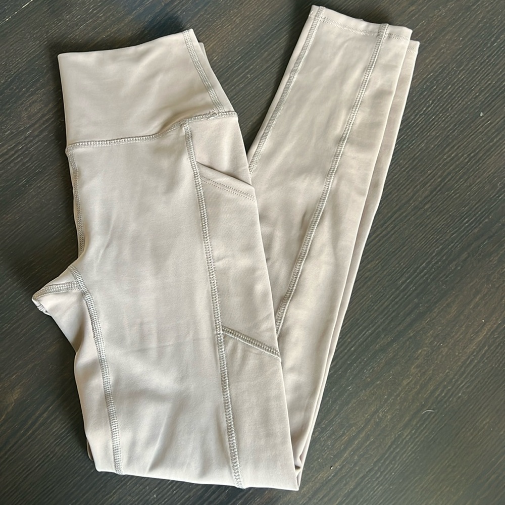 NWOT- Beige Zenana Leggings Size Small